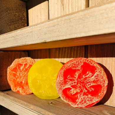 Loofah soap Coconut